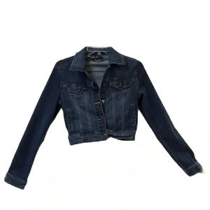 Celebrity pink jean jacket size small